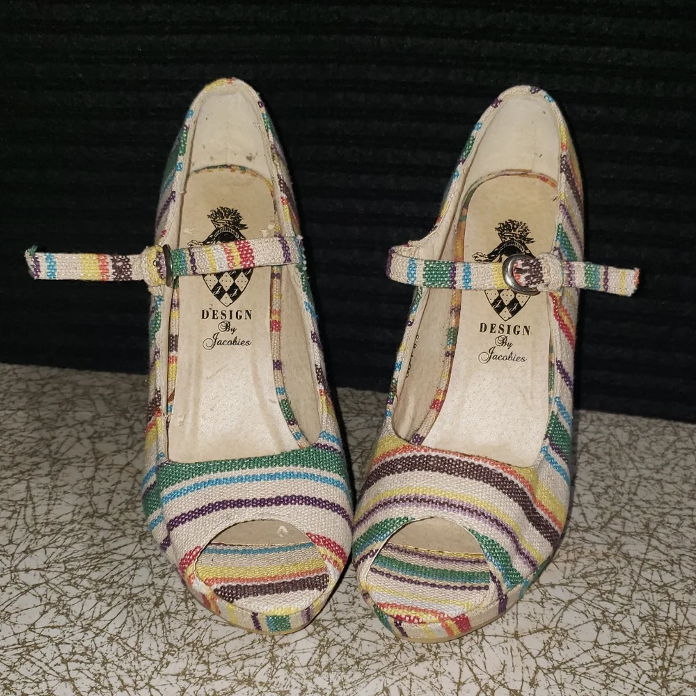 Platform High Heels Design by Jacobies Size 6.5